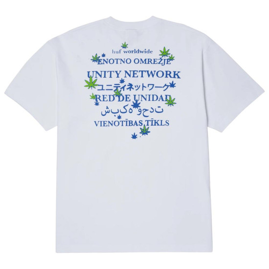 Huf Ανδρική κοντμάνικη μπλούζα Unity Network Tee